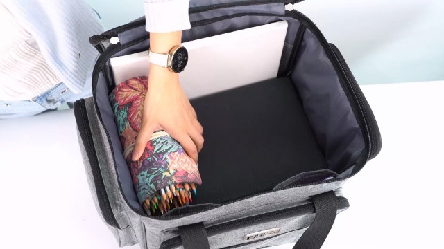 Amazon.com: CAB55 Rolling Craft Bag, Tote Bag with Wheels for